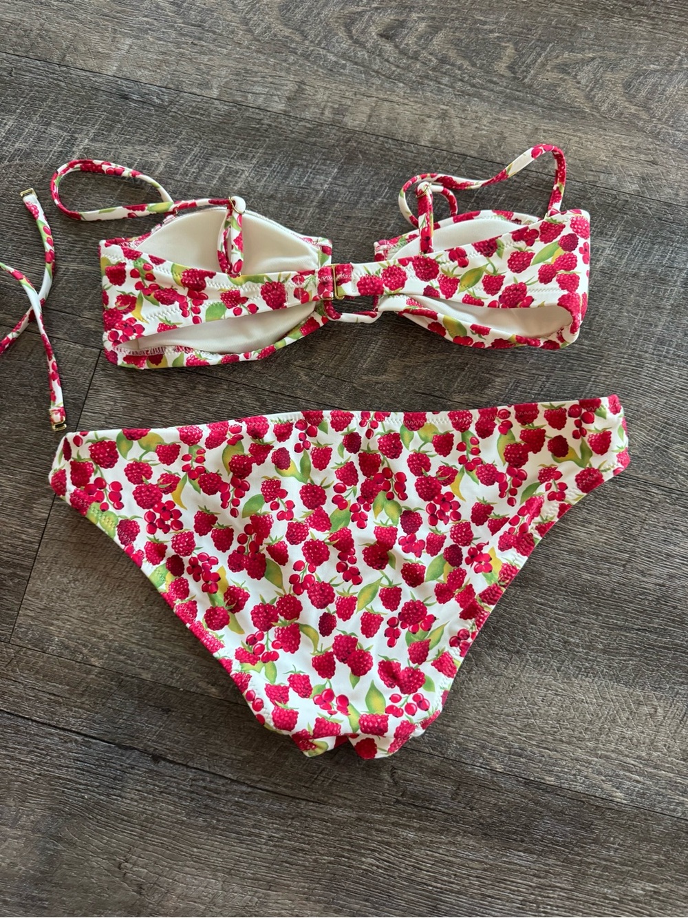 J Crew Raspberry Printed Bikini Set - Picture 6 of 8